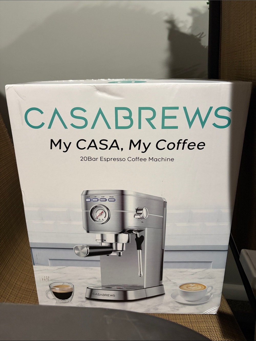 Coffee espresso machine box